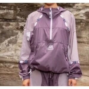 Madhappy Columbia Windbreaker Anorak Jacket Purple Lavender Size S